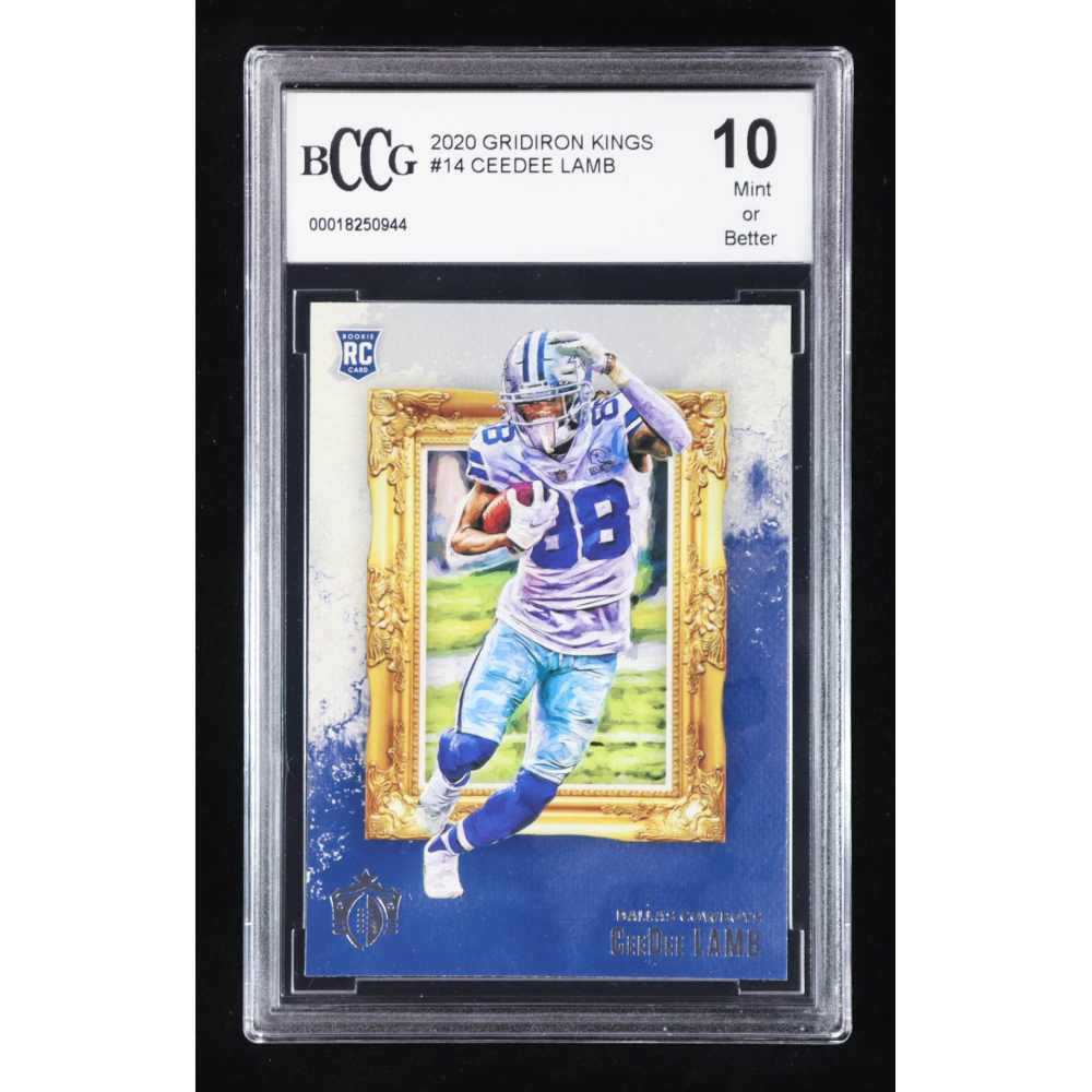 CeeDee Lamb 2020 Gridiron Kings #14 RC (BCCG 10) at PristineAuction.com