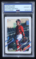 Ivan Herrera Signed 2021 Topps Pro Debut #PD87 RC (PSA | Autograph Graded 10) at PristineAuction.com