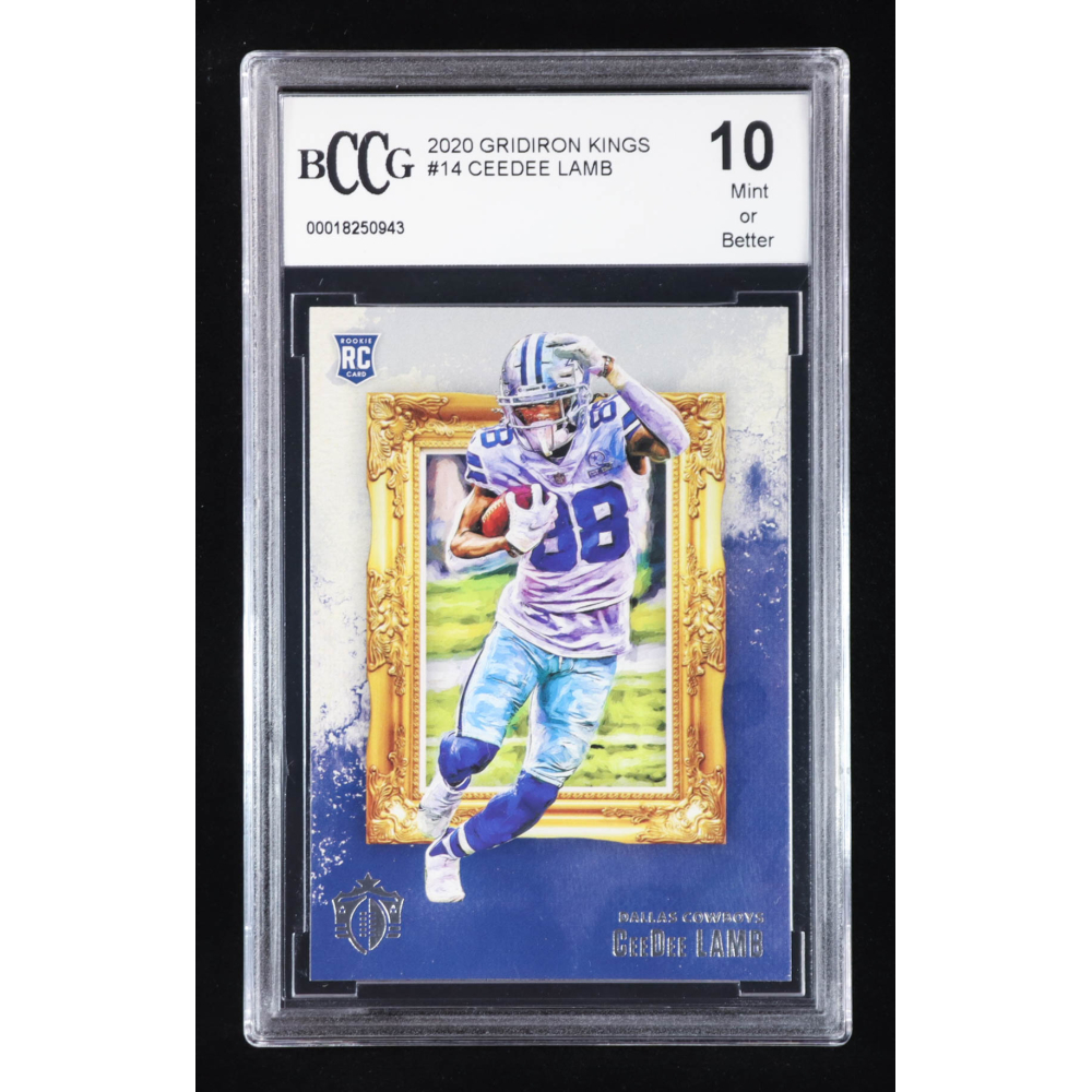 CeeDee Lamb 2020 Gridiron Kings #14 RC (BCCG 10) at PristineAuction.com