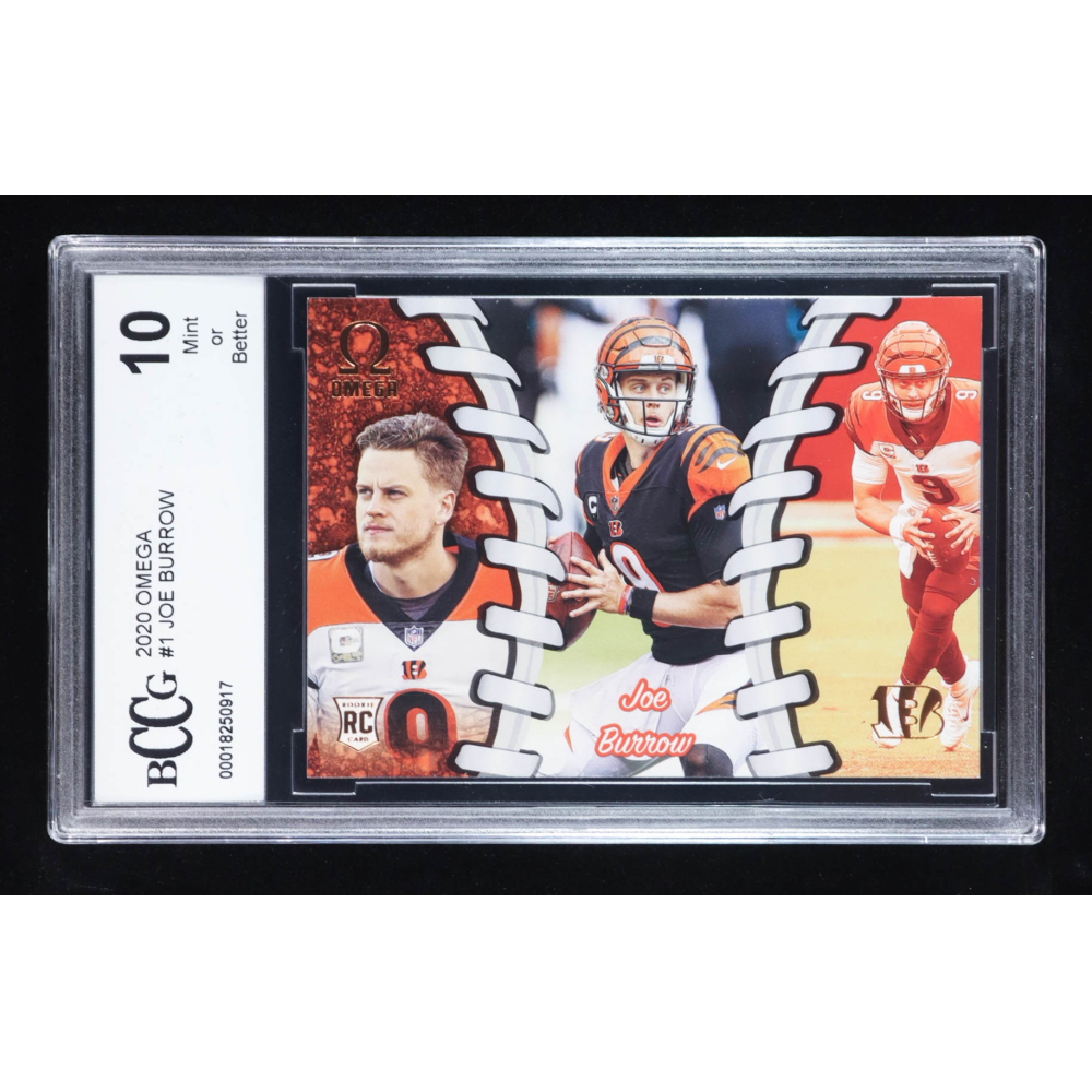 Joe Burrow 2020 Omega #1 RC (BCCG 10) at PristineAuction.com