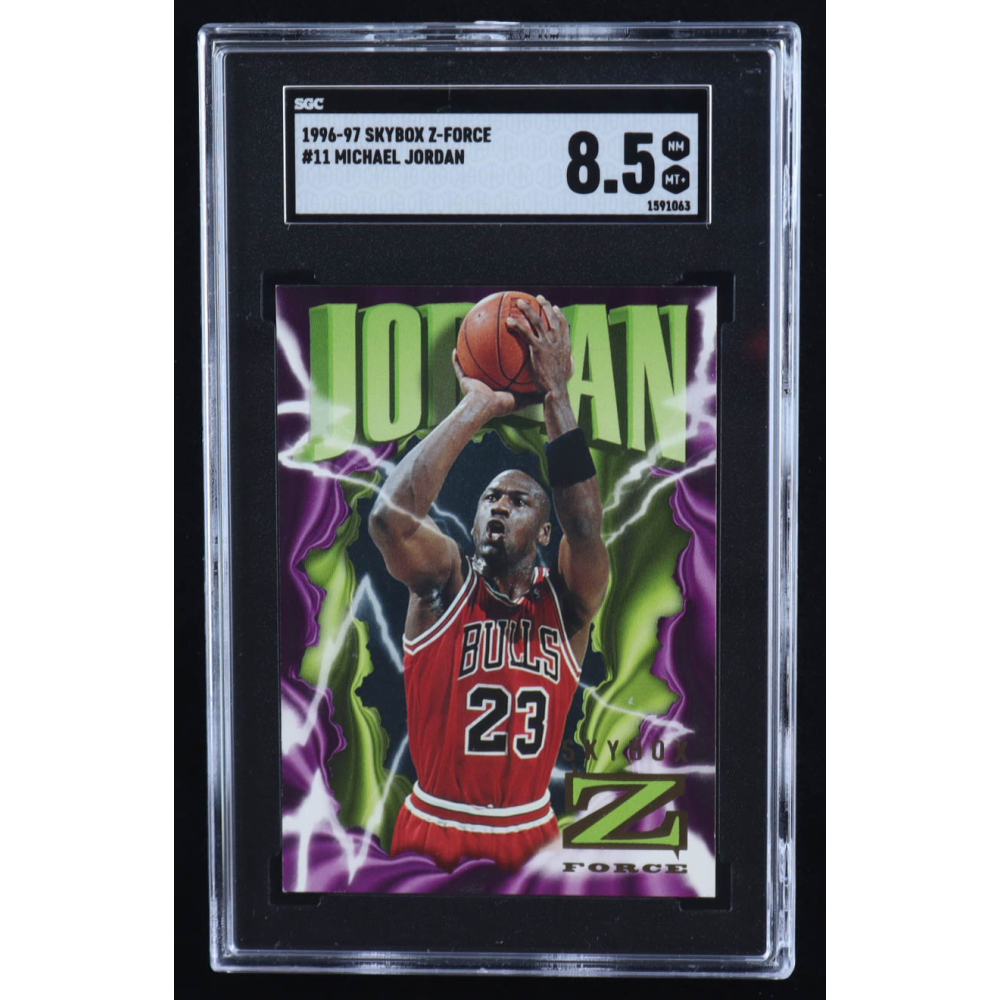 Michael Jordan 1996-97 Z-Force #11 (SGC 8.5) at PristineAuction.com