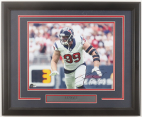 J.J. Watt Signed Texans Custom Framed Photo (Beckett) at PristineAuction.com
