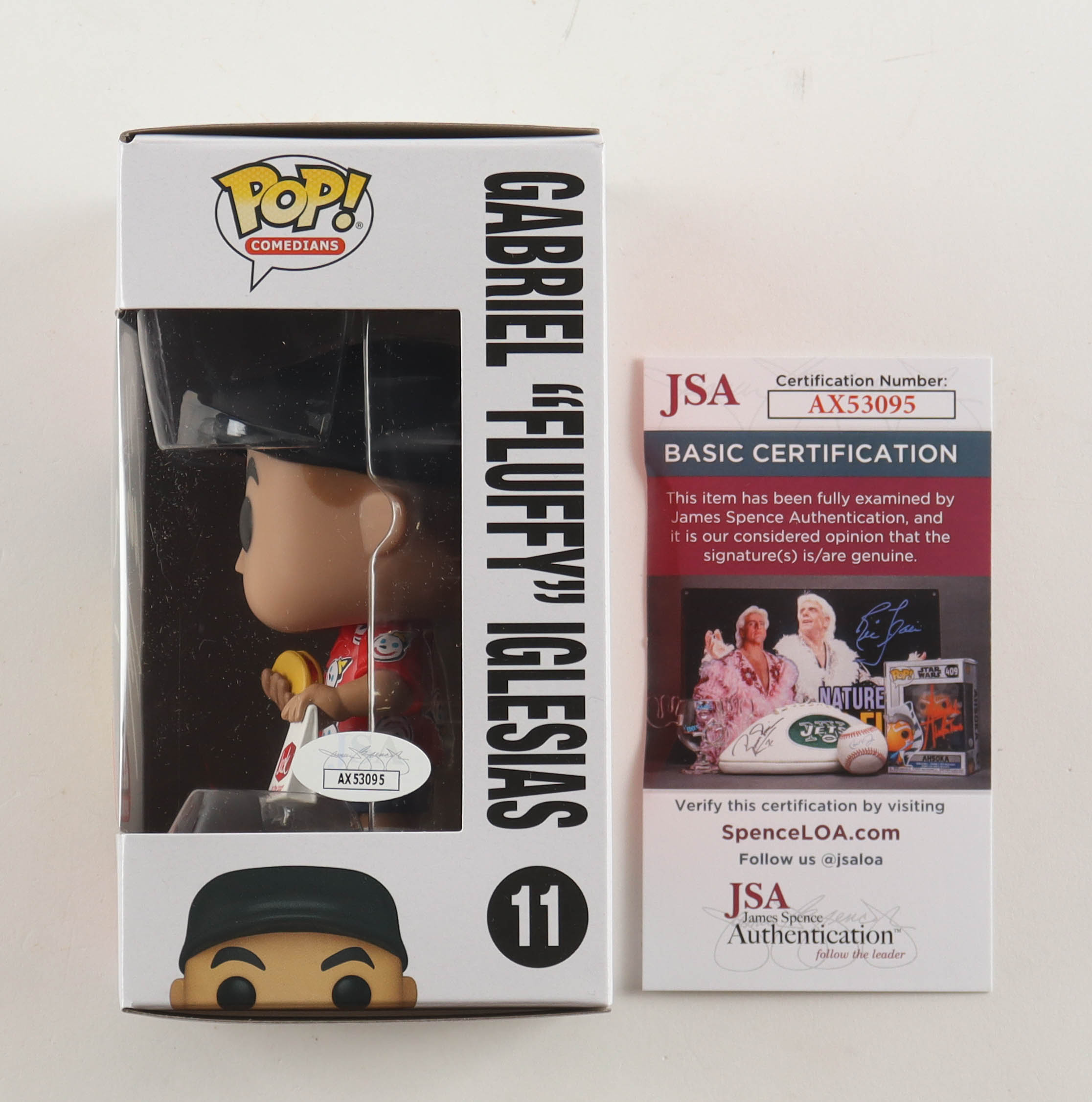 Gabriel Iglesias Signed #11 "Gabriel "Fluffy" Iglesias" Funko Pop! Vinyl Figure (JSA) at PristineAuction.com Gabriel Iglesias Signed #11 "Gabriel "Fluffy" Iglesias" Funko Pop! Vinyl Figure (JSA) at PristineAuction.com