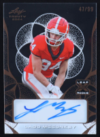 Ladd McConkey 2024 Leaf Trinity Clear Autographs #CALMC RC #47/99 at PristineAuction.com