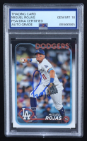 Miguel Rojas Signed 2024 Topps #389 (PSA | Autograph Graded 10) at PristineAuction.com