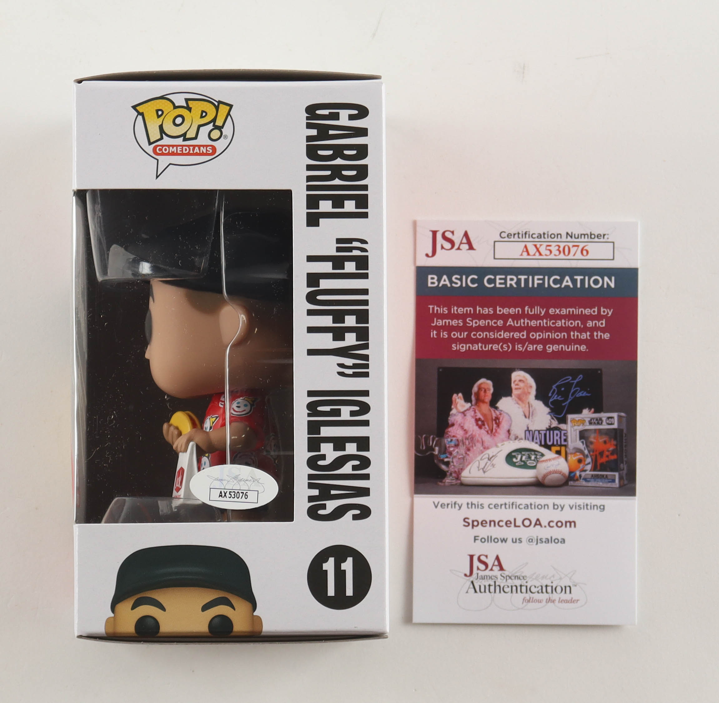 Gabriel Iglesias Signed #11 "Gabriel "Fluffy" Iglesias" Funko Pop! Vinyl Figure (JSA) at PristineAuction.com Gabriel Iglesias Signed #11 "Gabriel "Fluffy" Iglesias" Funko Pop! Vinyl Figure (JSA) at PristineAuction.com