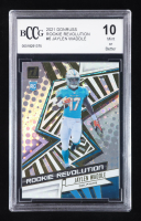 Jaylen Waddle 2021 Donruss Rookie Revolution #6 RC (BCCG 10) at PristineAuction.com