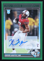 Xavier Legette 2024 Score Signatures Green #330 RC at PristineAuction.com