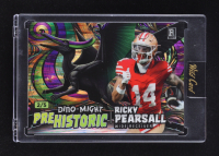 Ricky Pearsall 2024 Wild Card Alumination Dino-Might Pre-Historic Pterodactyl Green Stealth #PHPTE3-RP #2/5 RC at PristineAuction.com
