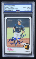 Harry Ford Signed 2022 Topps Heritage Minors #123 (PSA) at PristineAuction.com