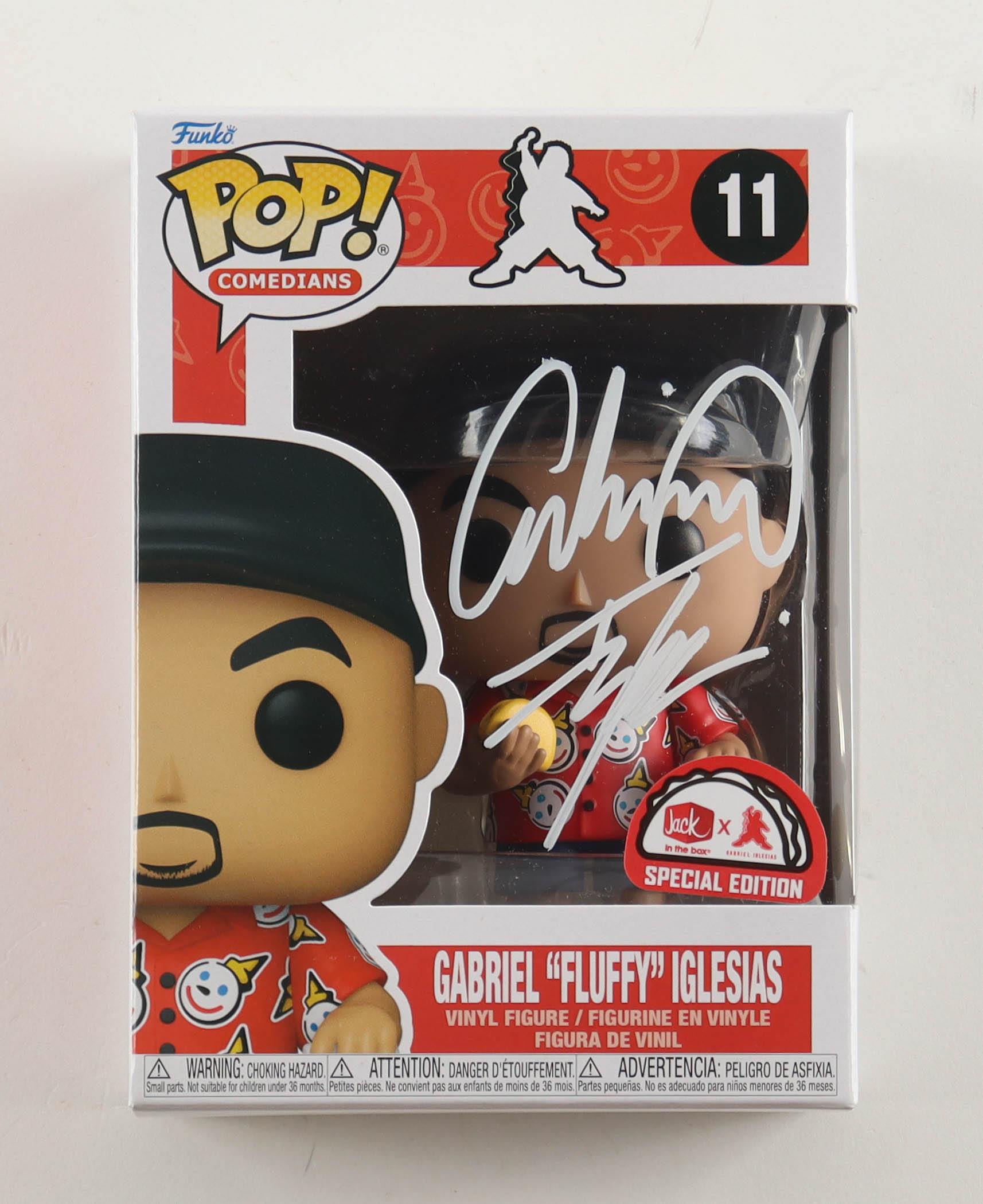 Gabriel Iglesias Signed #11 "Gabriel "Fluffy" Iglesias" Funko Pop! Vinyl Figure (JSA) at PristineAuction.com Gabriel Iglesias Signed #11 "Gabriel "Fluffy" Iglesias" Funko Pop! Vinyl Figure (JSA) at PristineAuction.com