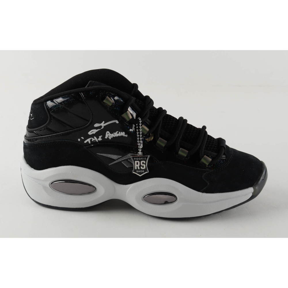 Allen Iverson Signed Reebok Basketball Shoe Inscribed "The Answer" (Beckett) at PristineAuction.com