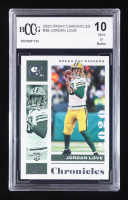 Jordan Love 2020 Panini Chronicles #38 RC (BCCG 10) at PristineAuction.com