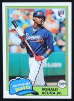 Ronald Acuna Jr. 2018 Topps Archives #212 RC at PristineAuction.com