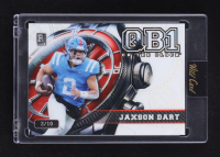 Jaxson Dart 2024 Wild Card QB1 On The Clock White Red Rainbow Foil #OCW-WH-JD1 #02/10 RC at PristineAuction.com