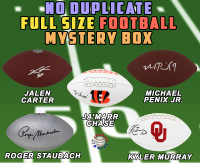 Full Size Football (NO DUPLICATES) Signed Mystery Box - Series 15 (Limited to 100) - Schwartz Sports at PristineAuction.com