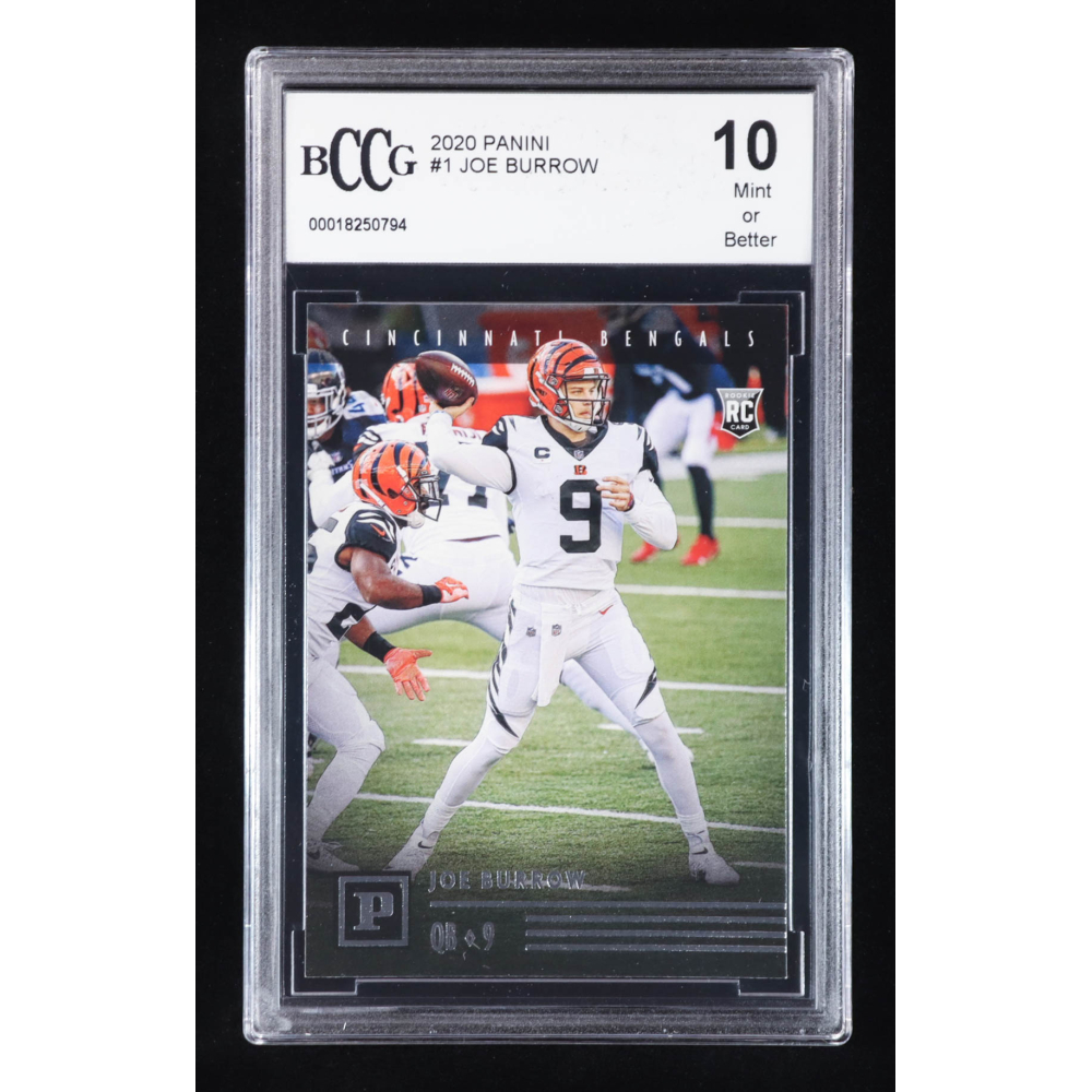 Joe Burrow 2020 Panini #1 (BCCG 10) at PristineAuction.com