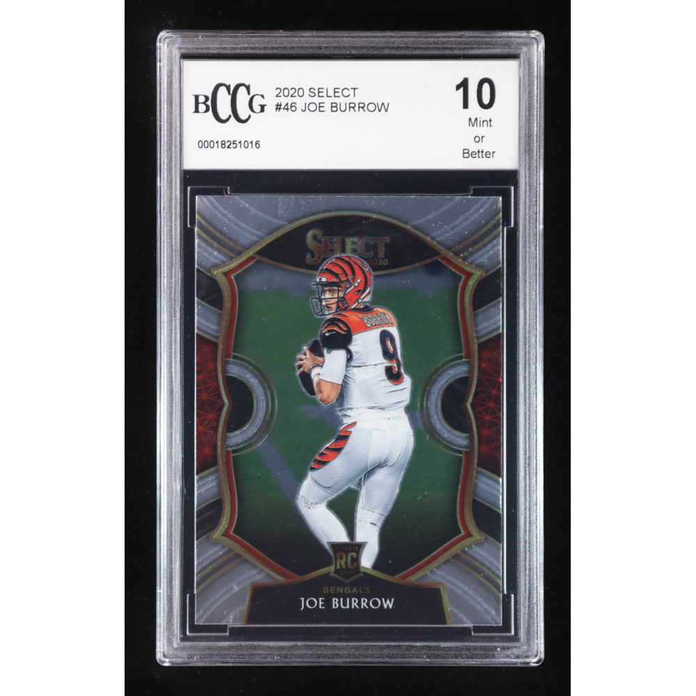 Joe Burrow 2020 Select #46 RC (BCCG 10) at PristineAuction.com Joe Burrow 2020 Select #46 RC (BCCG 10) at PristineAuction.com