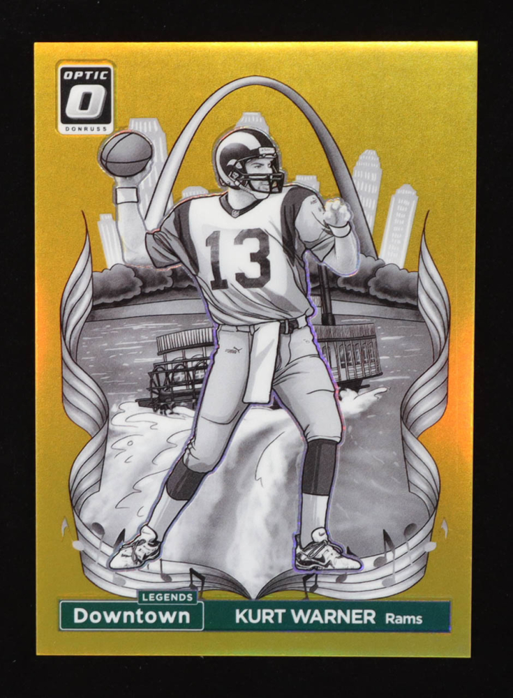 Kurt Warner 2024 Donruss Optic Downtown Legends Gold #2 #7/10