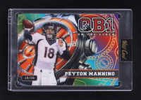 Peyton Manning 2024 Wild Card QB1 On The Clock Rainbow Orange Rainbow Foil #OCW-RB-PM1 #18/20 at PristineAuction.com