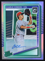 Charlie Condon 2025 Donruss Clearly Donruss Rated Prospects #194 RC at PristineAuction.com