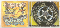 Nickelback "Get Rollin'" CD Insert Signed By (4) with Chad Kroeger, Ryan Peake, Mike Kroeger & Daniel Adair (JSA) at PristineAuction.com