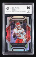 Patrick Mahomes II 2021 Select Prizm Silver Die Cut #202 (BCCG 10) at PristineAuction.com