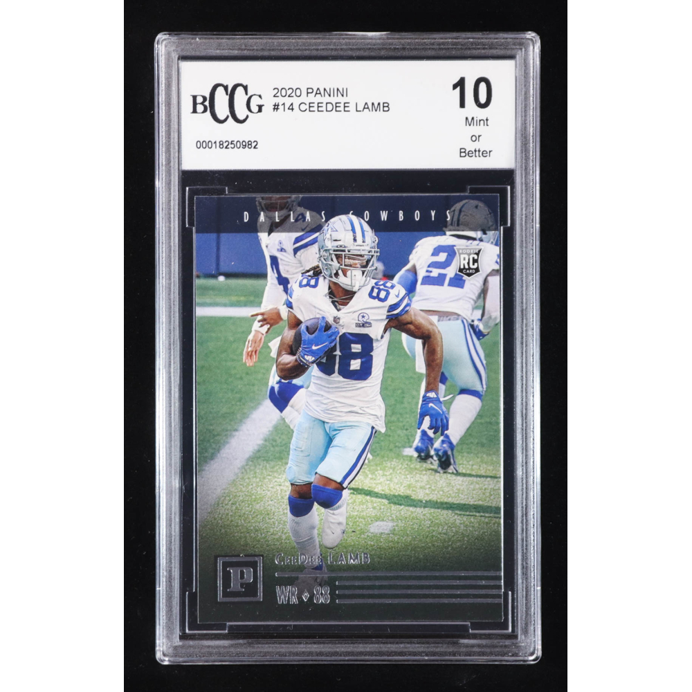 CeeDee Lamb 2020 Panini #14 RC (BCCG 10) at PristineAuction.com