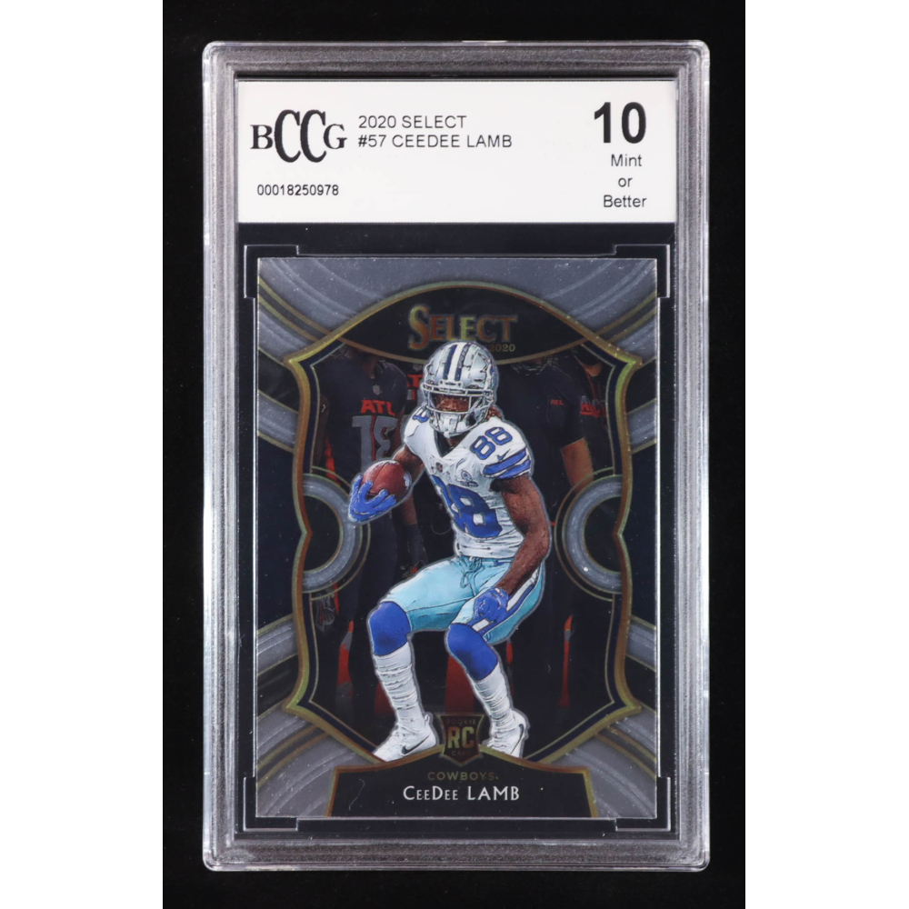 CeeDee Lamb 2020 Select #57 RC (BCCG 10) at PristineAuction.com