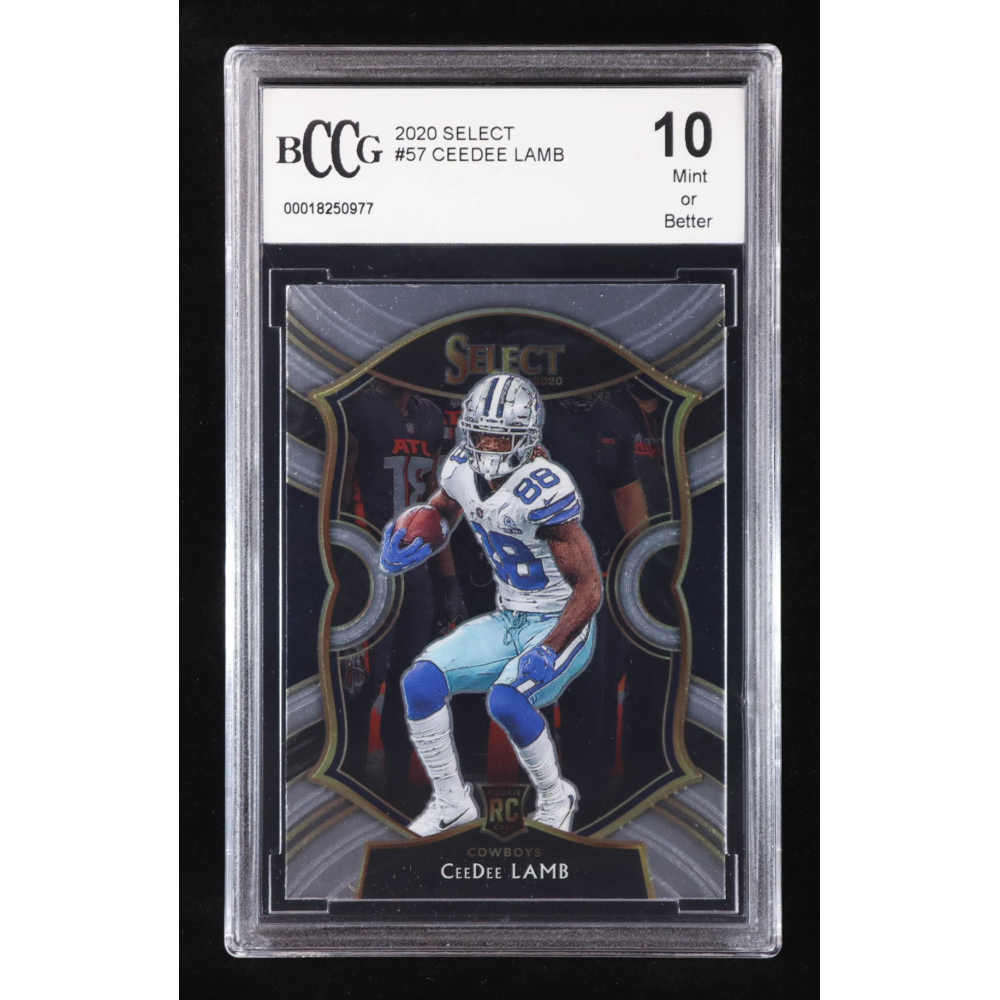 CeeDee Lamb 2020 Select #57 RC (BCCG 10) at PristineAuction.com