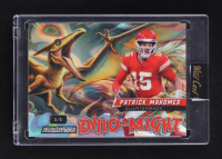 Patrick Mahomes 2024 Wild Card Alumination Dino-Might Pre-Historic Pterodactyl Gold Lava #DMPTE1-PM #1/1 at PristineAuction.com