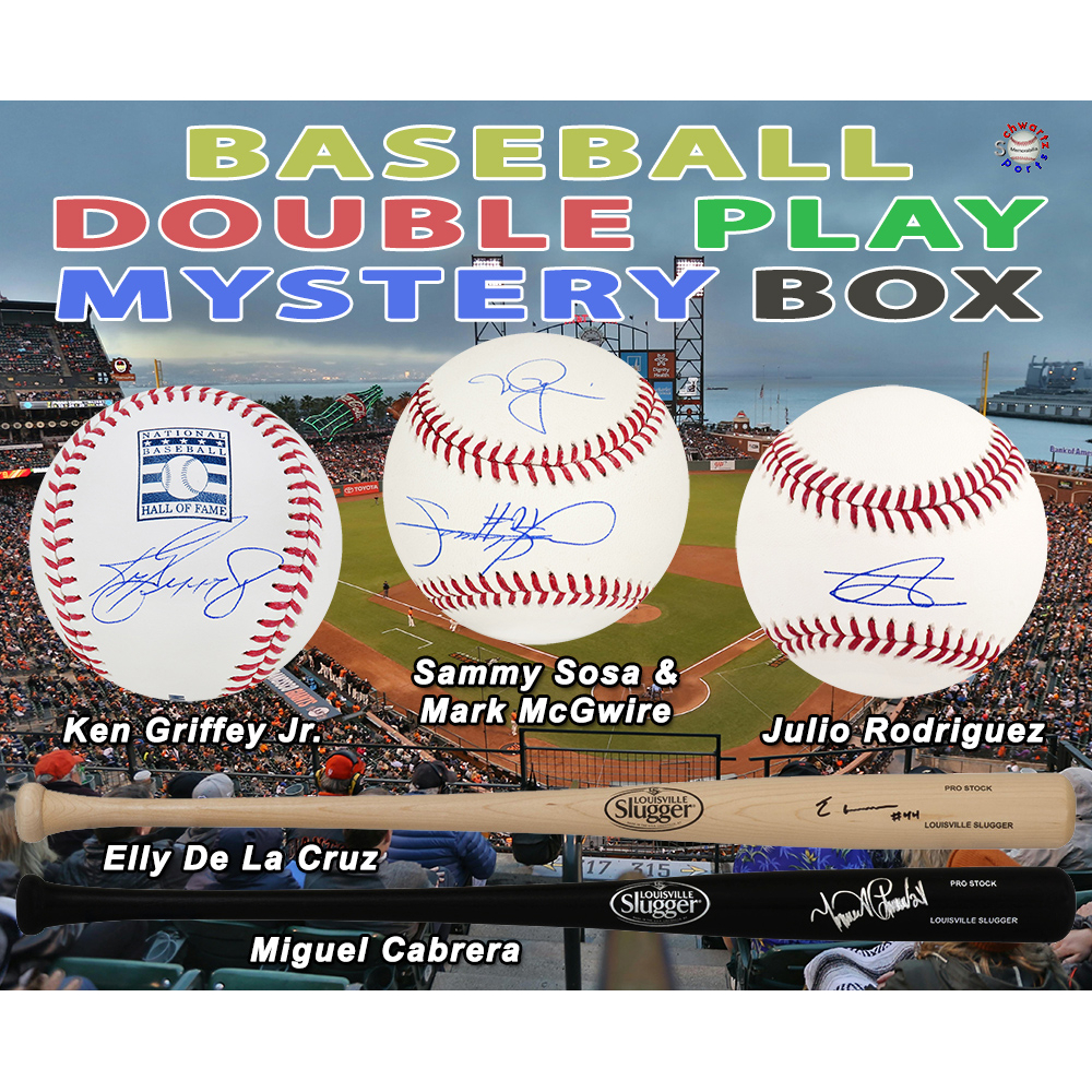 Baseball DOUBLE PLAY (Bat & Baseball) Signed Mystery Box - Series 12 (Limited to 125) – Schwartz Sports at PristineAuction.com
