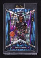 Jasper Johnson 2024 Wild Card Alumination Blue Raywave #BC-JJ #08/10 RC at PristineAuction.com