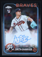 AJ Smith-Shawver 2024 Topps Chrome Rookie Autographs #RAAJS RC at PristineAuction.com
