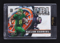 Dillon Gabriel 2024 Wild Card QB1 On The Clock White Orange Lava #OCW-WH-DG2 #14/15 RC at PristineAuction.com