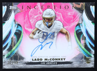 Ladd McConkey 2024 Topps Inception Rookie Variation Autographs Magenta #RAVLAM RC #32/99 at PristineAuction.com