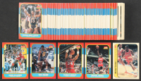1986-87 Fleer Basketball Complete Set of (132) Cards with Michael Jordan RC, Charles Barkley RC, Hakeem Olajuwon RC, Karl Malone #68 at PristineAuction.com