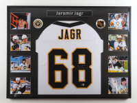 Jaromir Jagr Signed Custom Framed Jersey Display with Photos (Beckett) at PristineAuction.com