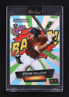 Ethan Holliday 2024 Wild Card Comix BAANG! Silver Rainbow Foil #AC-EH #18/18 RC at PristineAuction.com
