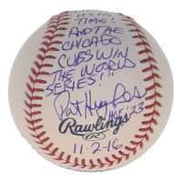 Pat Huges Signed OML Baseball with Extensive Inscription (JSA) at PristineAuction.com