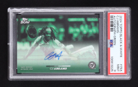 CJ Abrams 2024 Topps Black & White Autographs Green #75A #90/99 (PSA 9) at PristineAuction.com