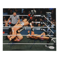 Dash Wilder & Dax Hardwood Signed WWE 8x10 Photo (JSA) at PristineAuction.com