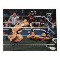 Dash Wilder & Dax Hardwood Signed WWE 8x10 Photo (JSA) at PristineAuction.com