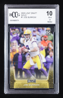 Joe Burrow 2020 Leaf Draft Gold #1 RC (BCCG 10) at PristineAuction.com