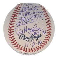 Pat Huges Signed OML Baseball with Extensive Inscription (JSA) at PristineAuction.com