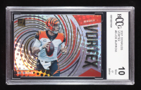 Joe Burrow 2021 Donruss Vortex #9 (BCCG 10) at PristineAuction.com