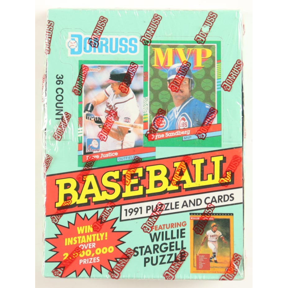 1991 Donruss Series 2 Baseball Wax Box with (36) Packs at PristineAuction.com