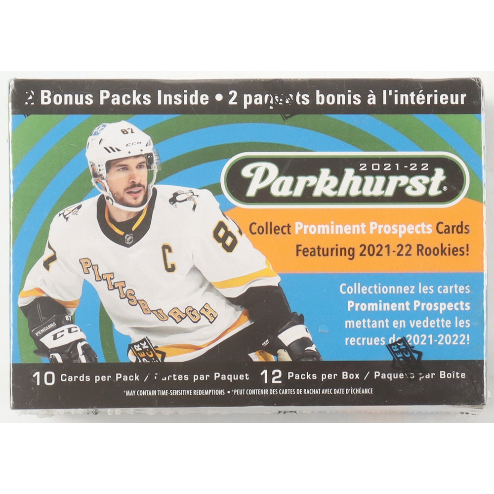 2021-22 Upper Deck Parkhurst Hockey Blaster Box with (12) Pack at PristineAuction.com