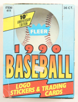 1990 Fleer Baseball Wax Box with (36) Packs at PristineAuction.com