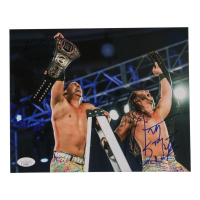 Matthew Jackson & Nicholas Jackson Signed "The Young Bucks" ROH 8x10 Photo Inscribed "YB"(JSA) at PristineAuction.com